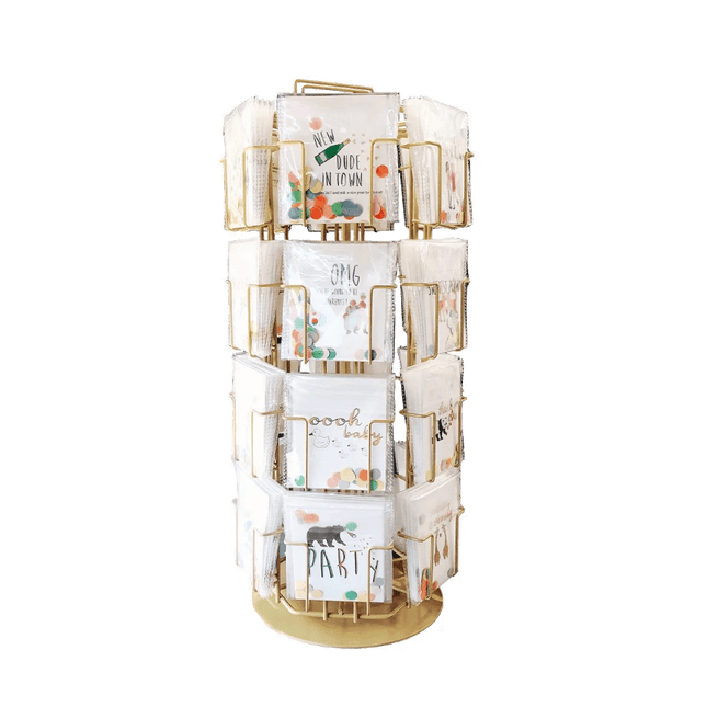 The Gift Label Display confetti 24 vakken goud