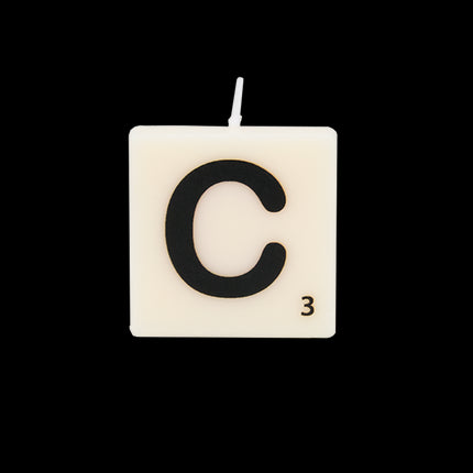 The Gift Label Getallen- en letterkaarsen - C