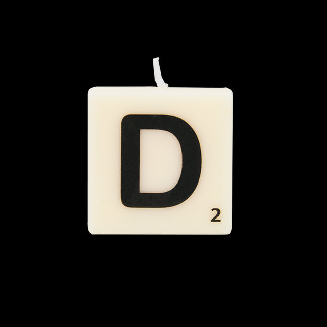 The Gift Label Getallen- en letterkaarsen - D