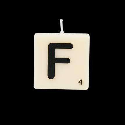 The Gift Label Getallen- en letterkaarsen - F