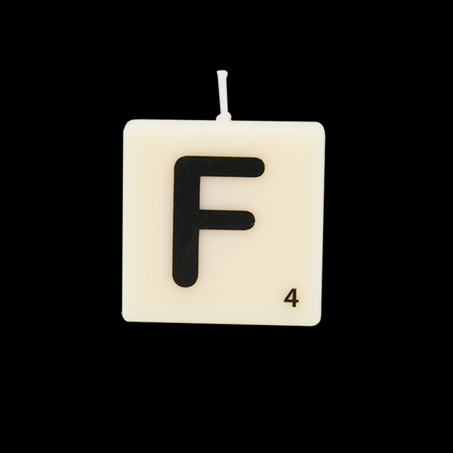 The Gift Label Getallen- en letterkaarsen - F