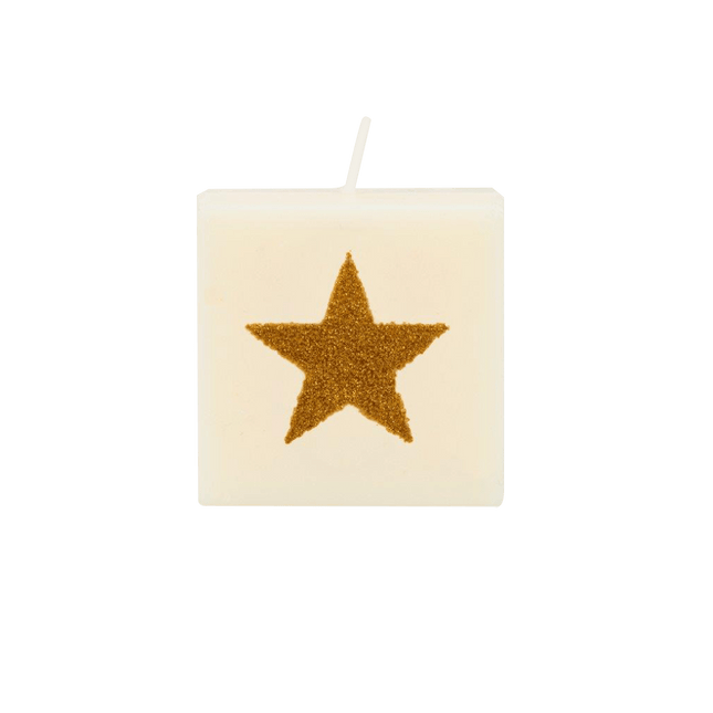 The Gift Label Getallen en letterkaarsen - Gouden ster