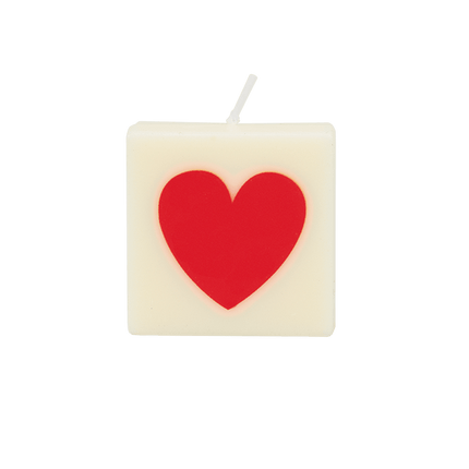 The Gift Label Getallen- en letterkaarsen - ♥ - rood