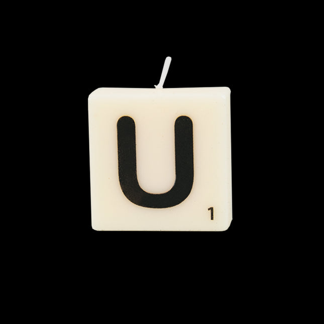 The Gift Label Getallen- en letterkaarsen - U