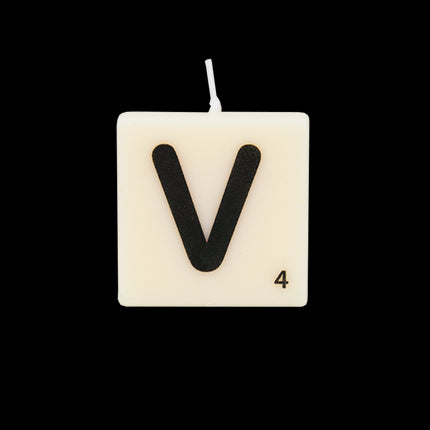 The Gift Label Getallen- en letterkaarsen - V