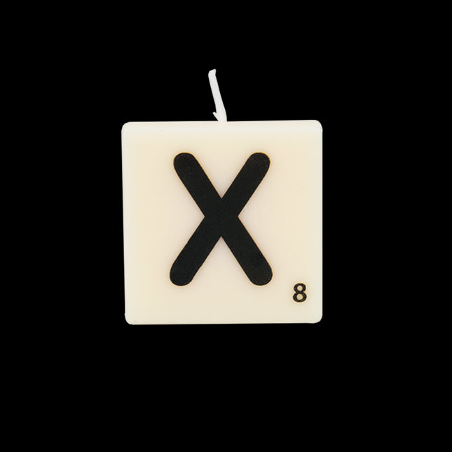 The Gift Label Getallen- en letterkaarsen - X
