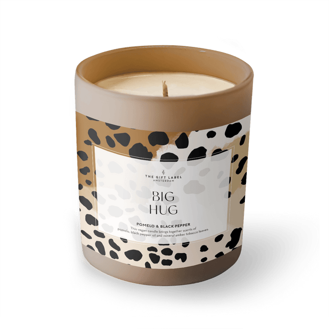 The Gift Label Geurkaars in glas - Big hug
