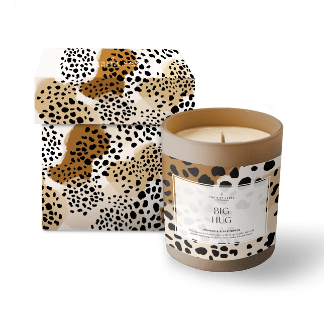 The Gift Label Geurkaars in glas - Big hug