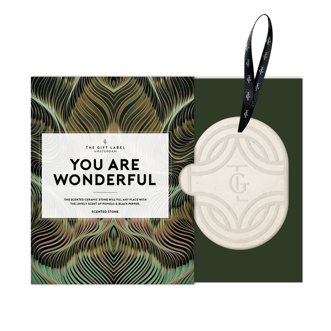 The Gift Label Geursteen - You are wonderful