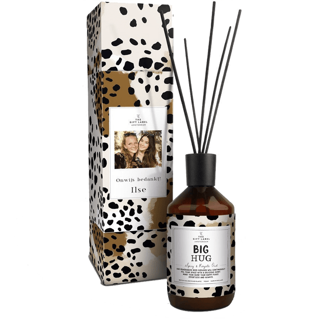 The Gift Label Geurstokjes - Big hug - gepersonaliseerd