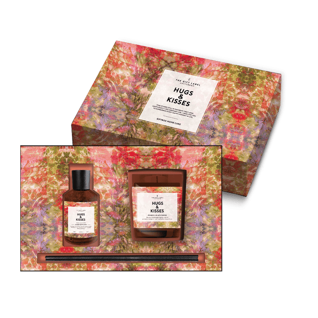 The Gift Label Gift Box Homeset - Hugs & Kisses