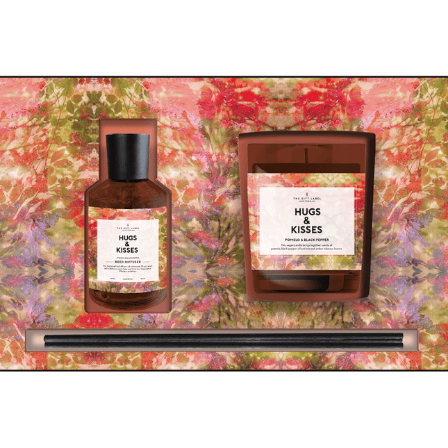 The Gift Label Gift Box Homeset - Hugs & Kisses