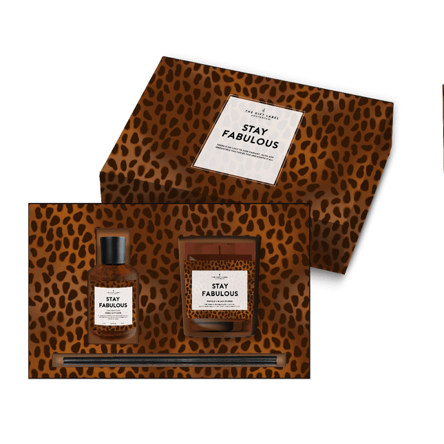 The Gift Label Gift Box Homeset - Stay Fabulous