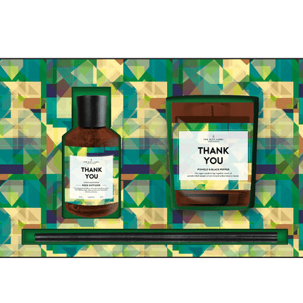 The Gift Label Gift Box Homeset - Thank You