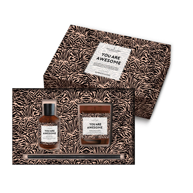 The Gift Label Gift Box Homeset - You Are Awesome
