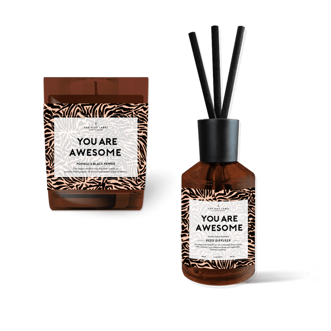 The Gift Label Gift Box Homeset - You Are Awesome