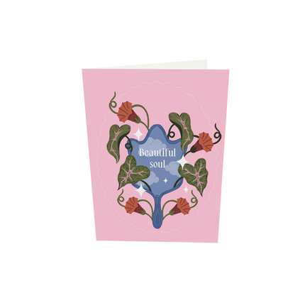 The Gift Label Greeting card - Beautiful Soul