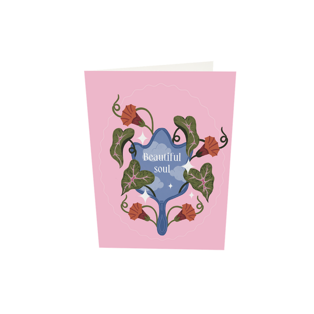 The Gift Label Greeting card - Beautiful Soul