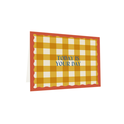 The Gift Label Greeting card - Today Is Your Day