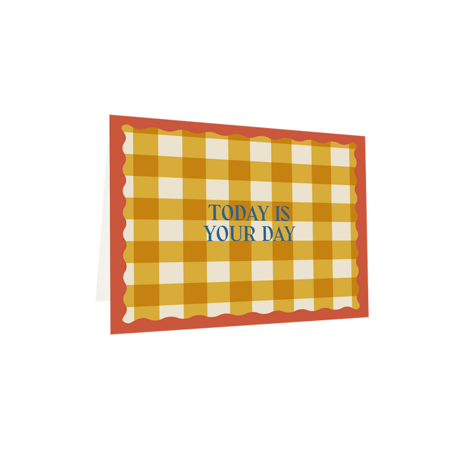 The Gift Label Greeting card - Today Is Your Day