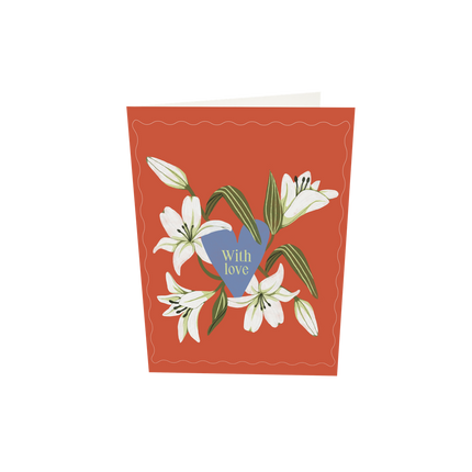 The Gift Label Greeting card - With Love
