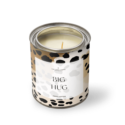 The Gift Label Grote geurkaars in blik - Big hug - Jasmin vanilla