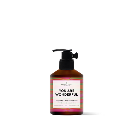 The Gift Label Hand & Body Lotion 200ml - You Are Wonderful SS25
