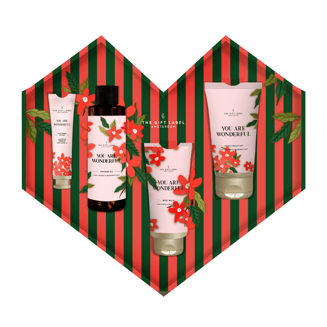 The Gift Label Hartvormige giftbox  - You are wonderful