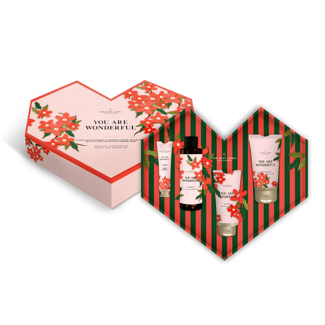 The Gift Label Hartvormige giftbox  - You are wonderful