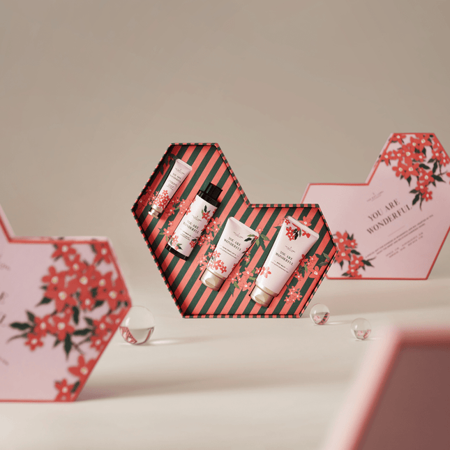 The Gift Label Hartvormige giftbox  - You are wonderful