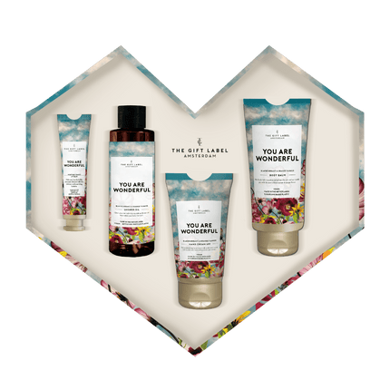 The Gift Label Hartvormige giftbox - You are wonderful