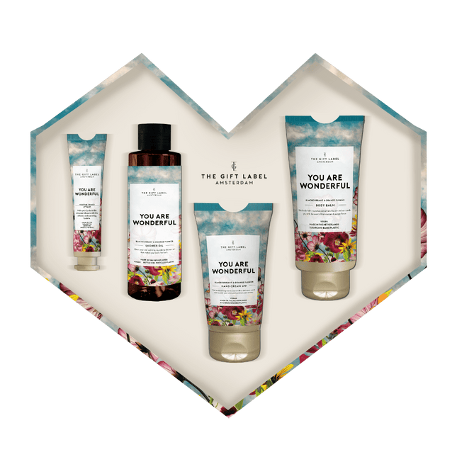 The Gift Label Hartvormige giftbox - You are wonderful