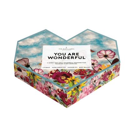 The Gift Label Hartvormige giftbox - You are wonderful