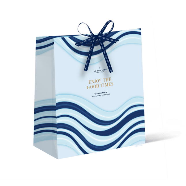 The Gift Label Kerst giftbox envelop - Enjoy the good times