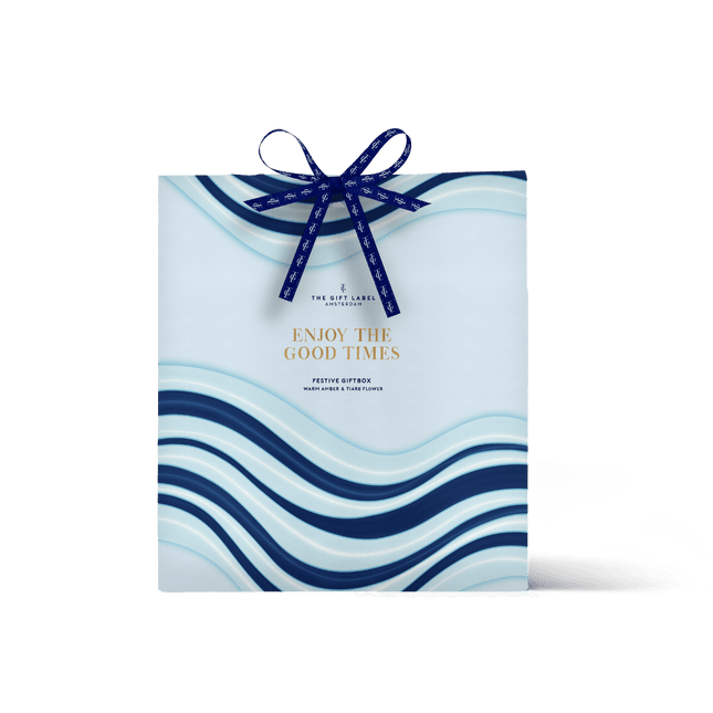 The Gift Label Kerst giftbox envelop - Enjoy the good times