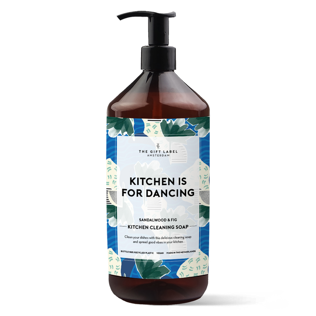 The Gift Label Kitchen Cleaning Soap 1000ml - Kitchen Is For Dancing SS25