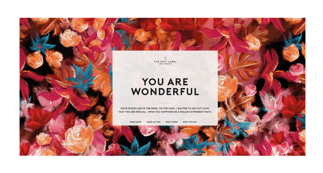 The Gift Label Luxe giftbox - You are wonderful