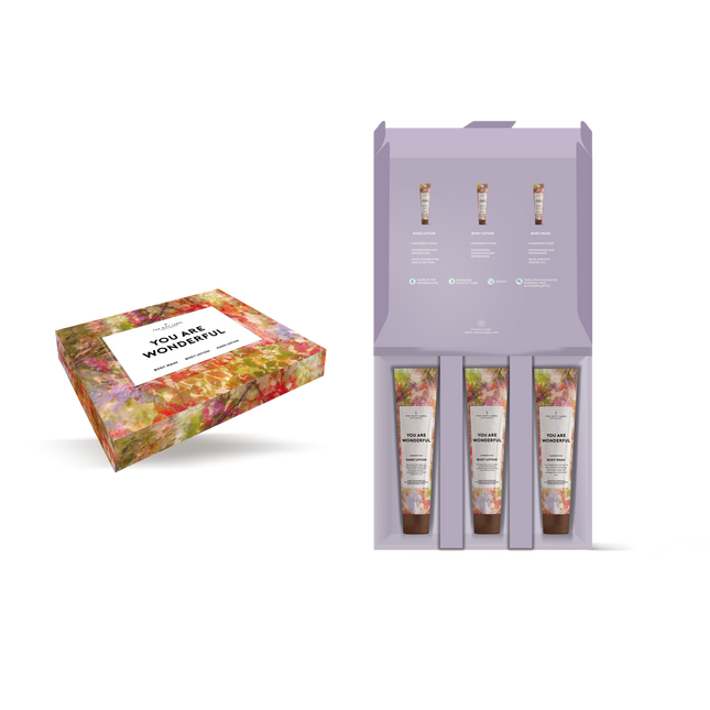 The Gift Label Luxe mailbox giftset - You Are Wonderful