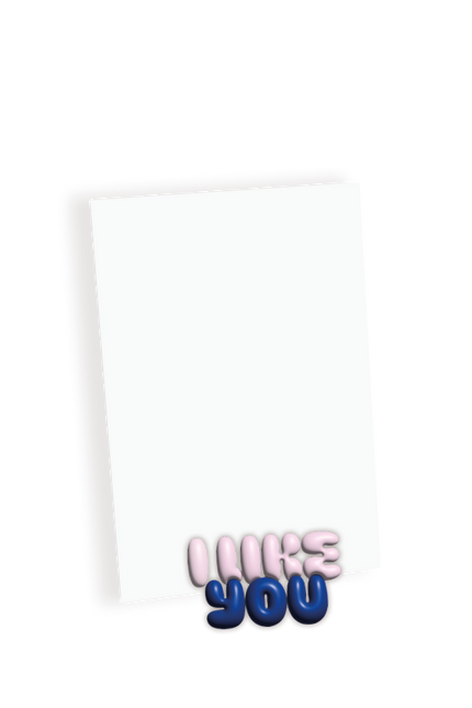 The Gift Label Photo holder - I Like You