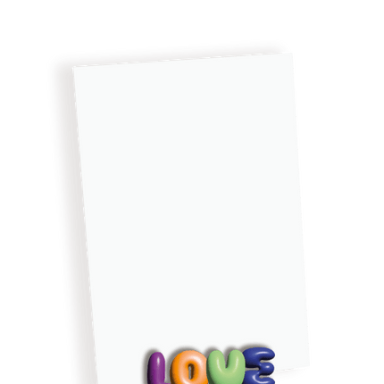 The Gift Label Photo holder - Love