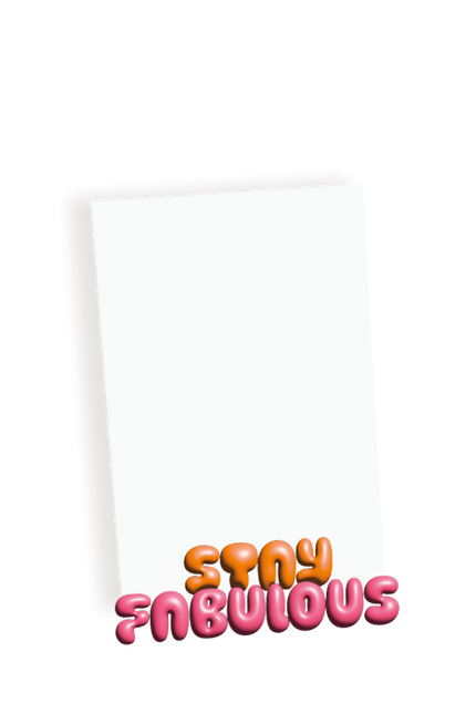The Gift Label Photo holder - Stay Fabulous