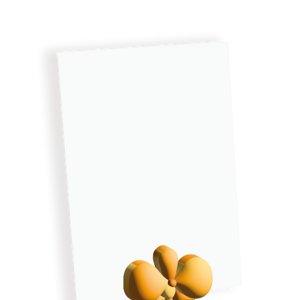 The Gift Label Photo holder - Yellow Flower