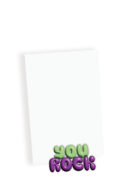 The Gift Label Photo holder - You Rock