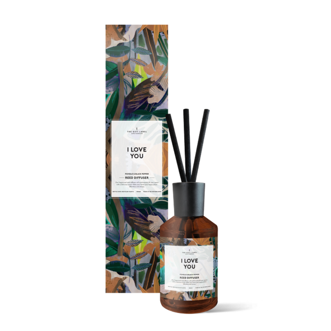 The Gift Label Reed Diffuser 250ml - I Love You FW24