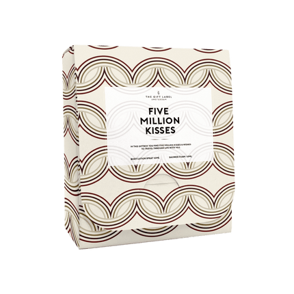 The Gift Label Reisset voor haar - Five million kisses