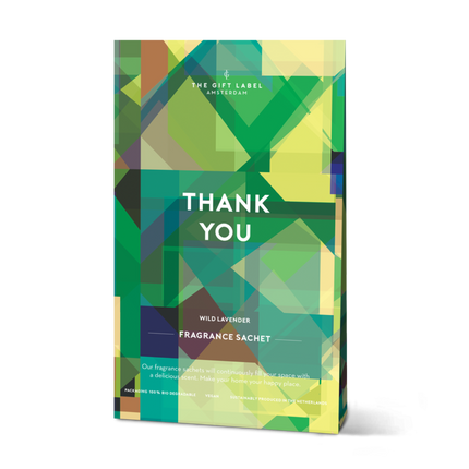The Gift Label Scented Sachet - Thank You - Wild Lavender