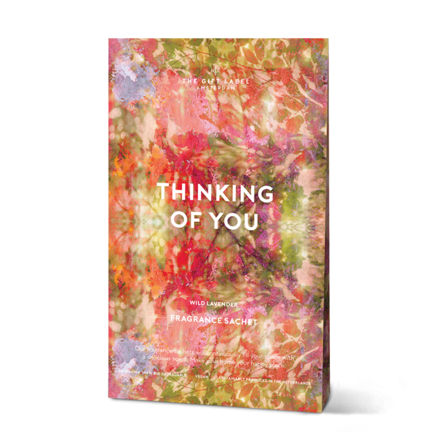 The Gift Label Scented Sachet - Thinking Of You - Wild Lavender