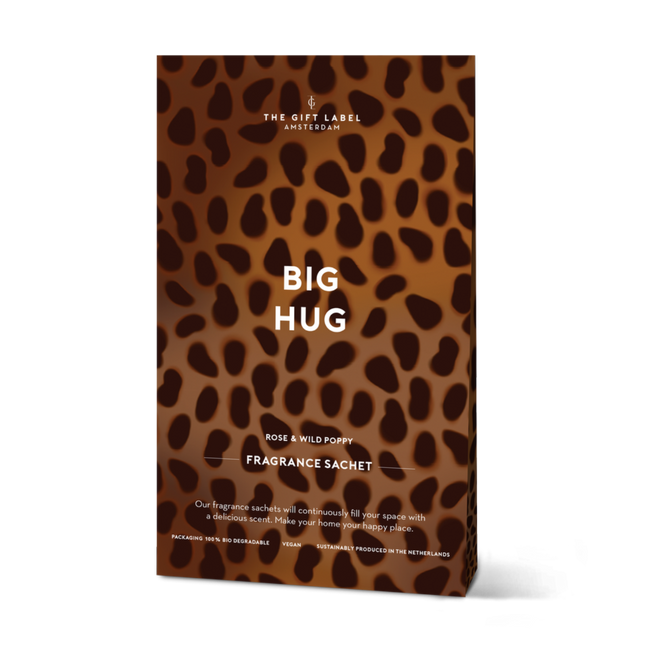 The Gift Label Scented Satchet - Big Hug - Rose & Wild Poppy