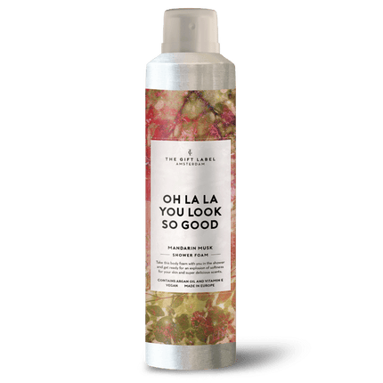 The Gift Label Shower foam - Oh la la you look so good