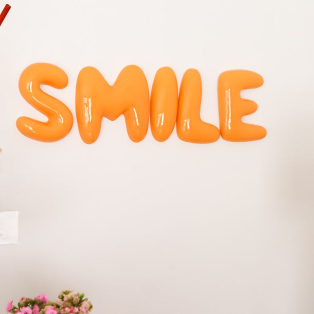The Gift Label Wall Letter - B - Orange